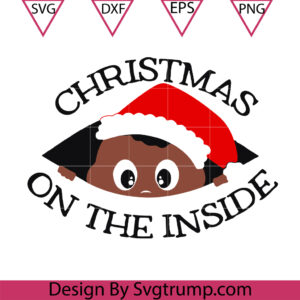 1st Christmas On The SVG, Afro Pregnancy Christmas Svg