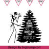 A Nightmare Christmas Svg Nightmare Before Christmas Svg Jack Christmas Tree