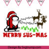 Among Us Reindeer Svg Among Us Santa Svg Among Us Christmas Svg