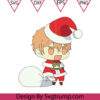 Anime Given Christmas Svg, Anime Christmas Svg, Anime Santa Svg