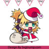 Anime Temari Christmas Svg Temari Santa Hat Svg Temari Christmas Svg