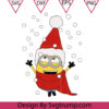 Baby Christmas Season Minion Svg Christmas Characters Minion Svg