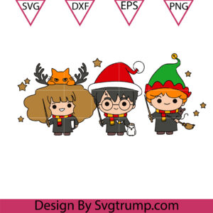 Baby Wizards Christmas Svg, Friends Wizard Christmas Svg, Magic Wizard School Svg