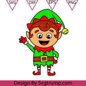 Baby Elff Hand Helloo Svg, Elf Hand Helloo Christmas Svg, Easy Baby Svg