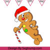 Baby Gingerbread Man Christmas Hat Svg Santa Hat Gingerbread Svg