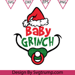 Buttons for Kids Svg, Baby Grinch Svg, Bay Grinch Christmas Svg