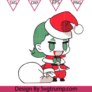Baby Joker Hat Christmas Svg, Baby Joker Hat Santa Svg, Joker Christmas Svg