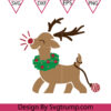 Baby Rudolph Christmas Svg, Funny Reindeer Svg