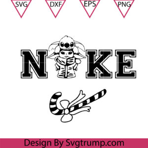 Baby Yoda Christmas Nike Svg, Christmas Design Svg