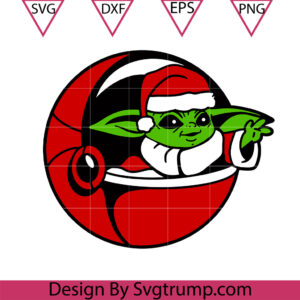 Baby Yoda Christmas Svg, Christmas Alien Svg