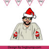 Bad Bunny Christmas Hat Funny Svg Un Navidad Sin Ti Cut Santa Svg