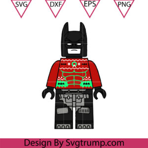 Batman lego christmas SVG, Batman ugly sweater SVG