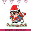 Benito Una Navidad Sin Ti Holding A Gift Bag Svg, Baby Benito Christmas Svg
