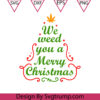 Cannabis Christmas Tree SVG We Weed You A Merry Christmas SVG