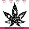 Cannabis Winter Scene Svg, Marijuana Christmas Svg, Santa Claus Svg
