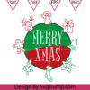 Christmas 2022 Round Ornament Svg DIY Laser Ornament Svg