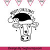Mooey Christmas SVG, Cow Christmas SVG