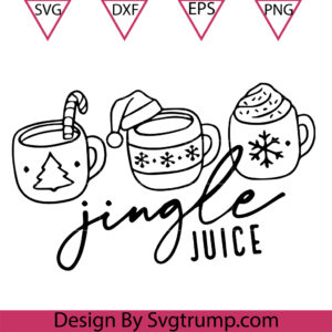 Christmas Drinking Jingle Juice Svg, Jingle Juice Svg