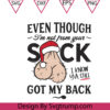 Christmas Even Though I'm Not From Your Sack Svg, Father's Day Svg