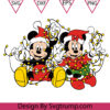 Christmas Gift Lights And Minnie Svg Christmas Shirt Gift Svg Christmas Print Friends Svg
