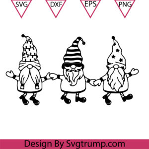 Christmas Gnomes Clipart New Year SVG, Gnomes New Year SVG