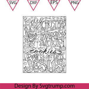 Christmas Joy Family Svg, Christian Christmas Svg, Religious Christmas Svg