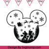 Christmas Mouse Disney Hugs Svg Mickey Christmas Svg Christmas Shirt Santa Svg