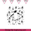 Christmas Penguin Cute Svg, Penguin New Year Svg