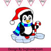 Christmas Penguin Svg Penguin Hat Santa Claus Svg Penguin Svg