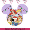 Princesses Ears Lights Christmas SVG