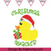 Christmas Quacker Baby Duck Svg, Duck Quacker Svg