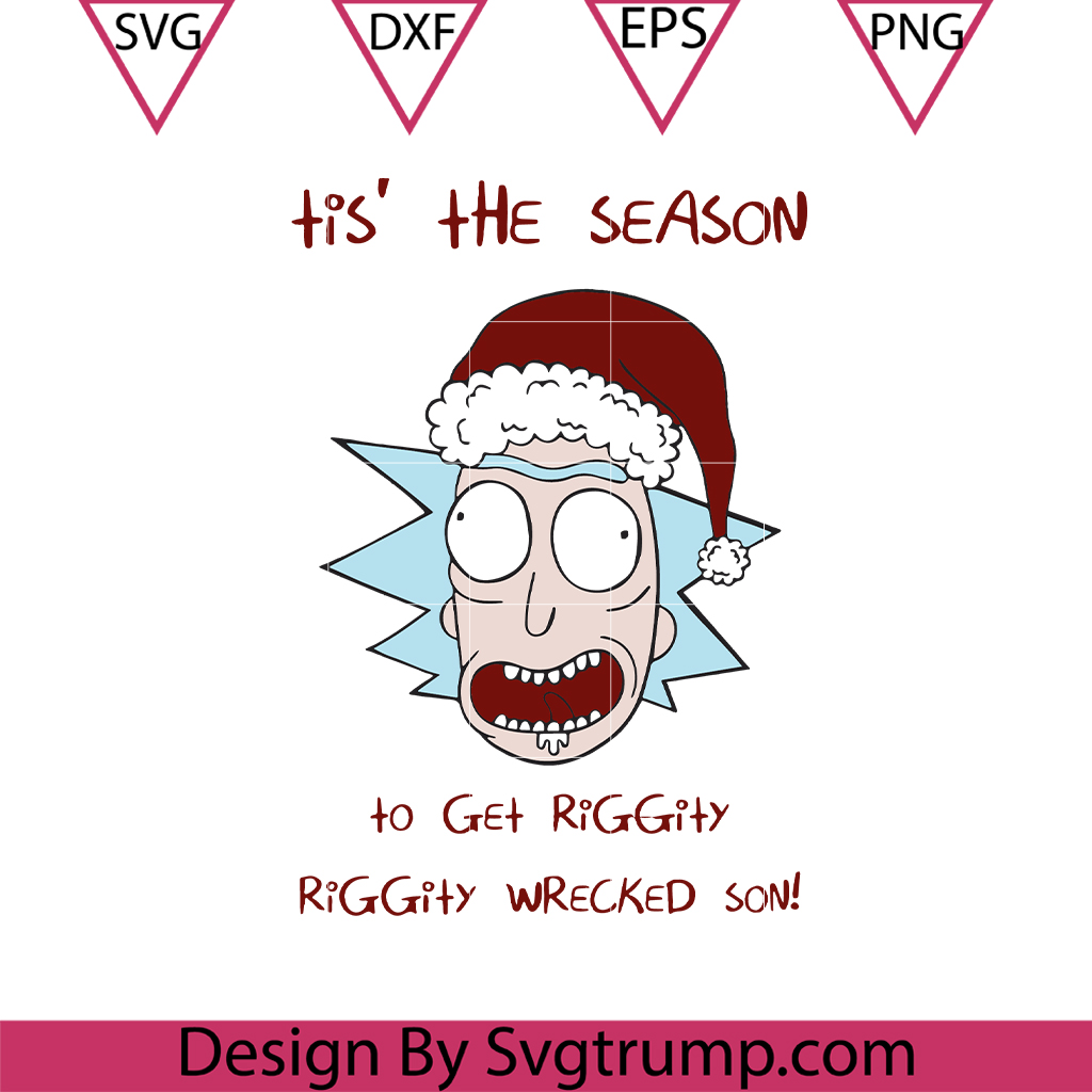 Christmas Rick And Morty Head Svg, Tis The Season To Get Riggity Svg 3 Christmas Rick And Morty Head Svg, Tis The Season To Get Riggity Svg