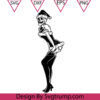 Christmas Santa Skeletons Sexy Svg Santa Skeletons Christmas Svg