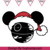 Christmas Santa Star Wars Svg Star Wars Mouse Hat Christmas Svg