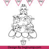 Christmas Tree Catmas Ttree Svg Christmas cat Svg Warm Cat Svg