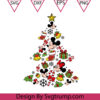 Christmas Tree Disney Bell Svg Merry Christmas Mouse And Friends Christmas Svg