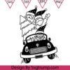 Christmas Tree Gnomes Truck Svg Christmas Trees And Gnomes Svg Gnomes And Car Svg