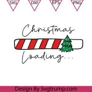 Christmas Tree Loading Lights Shirt SVG, Christmas Tree Loading SVG