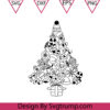 Christmas Tree New Year Svg Merry Christmas New Year Svg Christmas Clipart Svg Santa Hat Svg