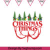Christmas Tree Things Svg, Merry Christmas Svg, The Upside Down Svg