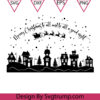 Christmas Village SVG Merry Christmas To All SVG Christmas Scene SVG