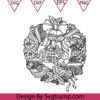 Christmas Wreath Heart Svg Christmas Wreath Svg Bell Christmas Wreath Mandala Svg