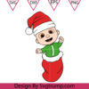 Cocomelon Christmas Stockings Svg Cocomelon Christmas Svg Cocomelon Svg