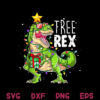 Dinosaur Xmas Tree Lights Tree Rex PNG, Christmas Pajamas Boys PNG