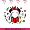 Diseny Minnie Light Svg Light Christmas Starbucks Svg