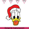 Disney Donald Christmas Svg Donald Santa Hat Svg Donald Svg
