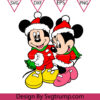 Disney Mickey Christmas Suits Svg, Minnie Christmas Suits Svg, Minnie Christmas Svg
