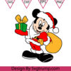 Disney Mickey Gift Box Bags Christmas Svg Mickey Christmas Suits Svg