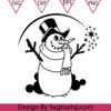 Disney SnowMan Svg Christmas SnowMan Svg SnowMan Svg