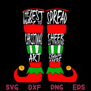 Elf Teacher Svg, Elf Christmas Svg, Quotes Cheer Art teacher Svg